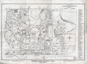 The Mercantile Map, drawn after the fair from Fair records