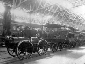 First coach train