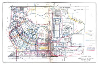 Map showing Civic features of the Fair